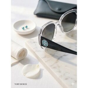 Tory Burch TY 7047 Polarized Dark Green Sunglasses Womens